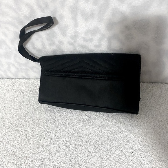 Neiman Marcus Women Evening Bag Envelope Clutch Purse Black EUC - Picture 5 of 8